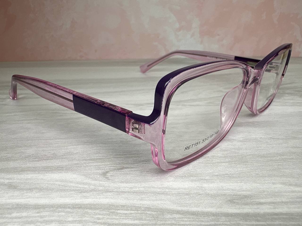 Armazón RET151 Rosa Rectangular - vista 2