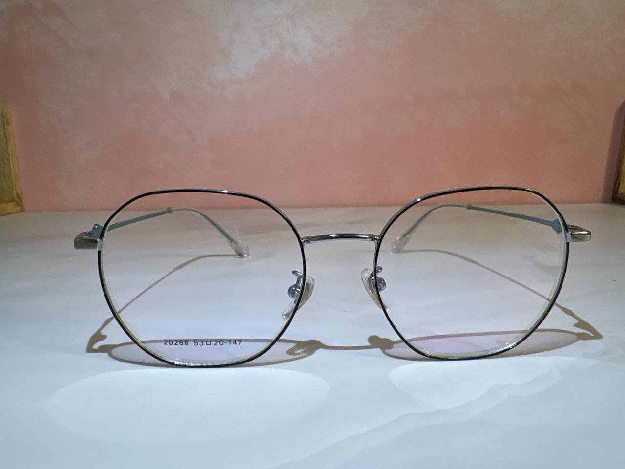 Armazón PUPIL Octagonal Plateado Unisex ARMAZONES vista 1