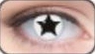 Lente de contacto de Halloween Black Star