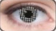 Lente de contacto de Halloween Chequered