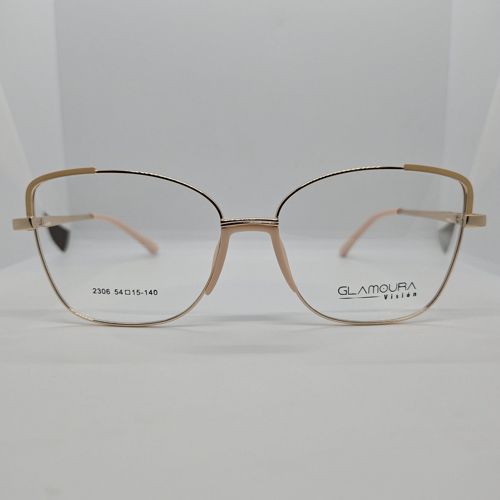 Armazón Glamoura 2306 Beige/Dorado ARMAZONES, Mujer vista 1