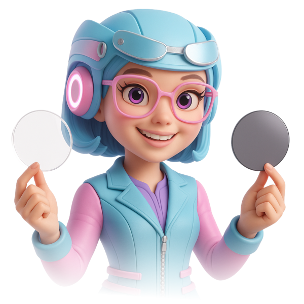 Lumi con lunas oftálmicas
